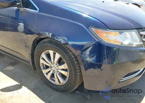 2014 Honda Odyssey Ex-L из США, поврежденный, VIN 5FNRL5H67EB050634